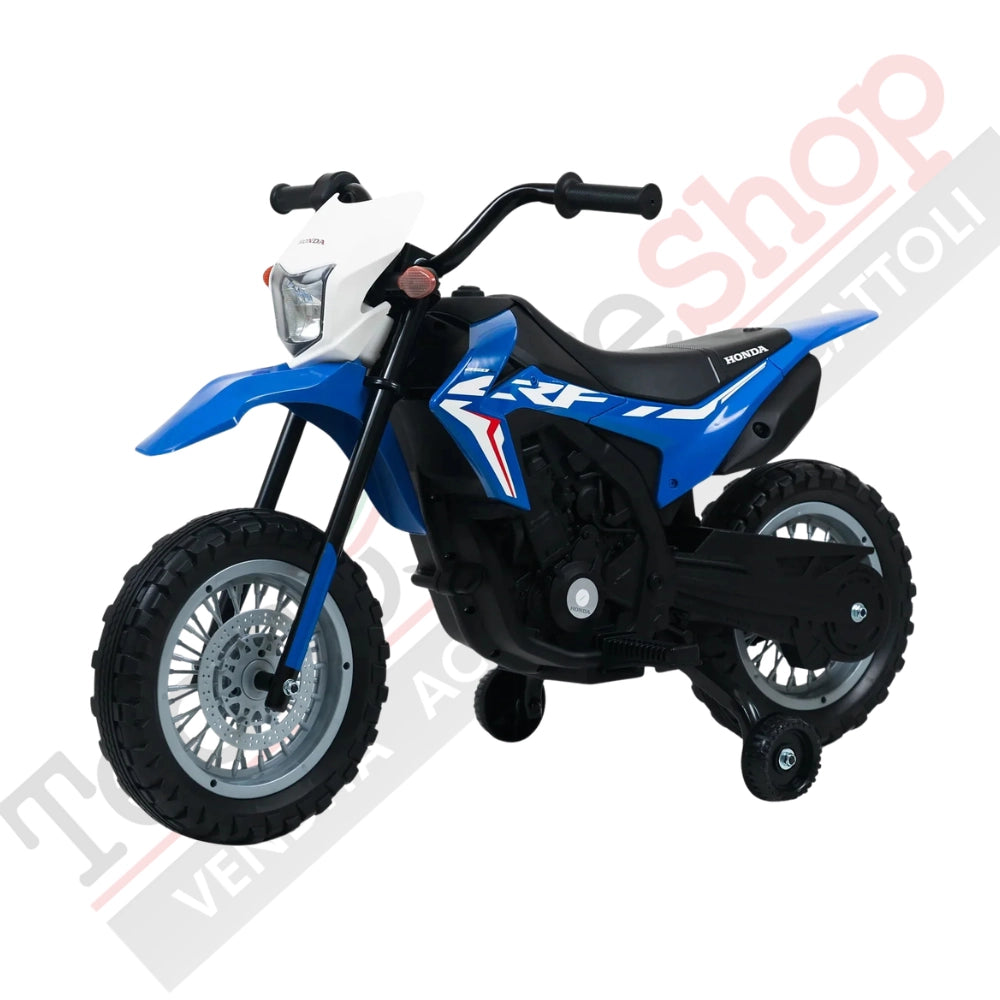 Moto Honda CRF 250 12V per Bambini con Licenza Ufficiale-Blu