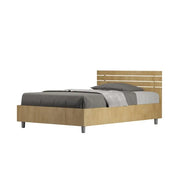 Letto una piazza e mezza senza rete 120x190 testata dritta con doghe quercia Ankel