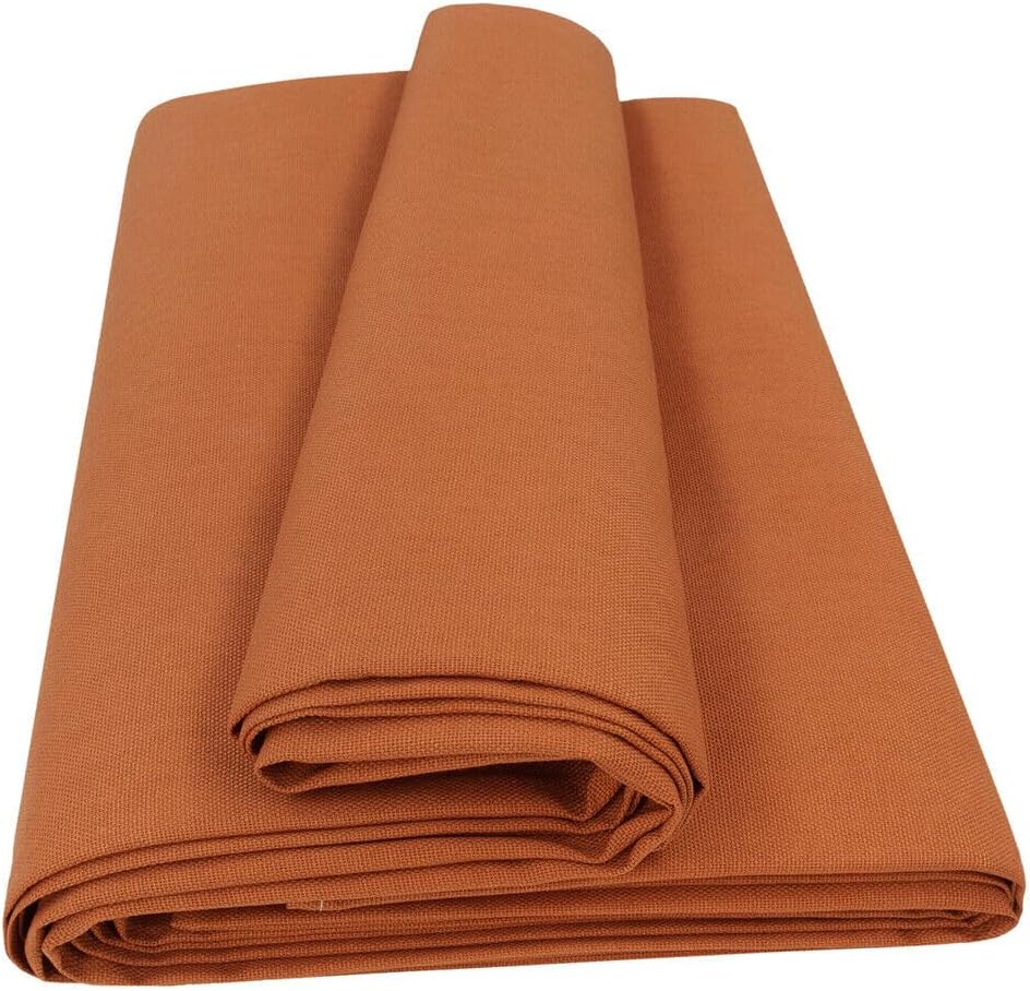 Telo Arredo Cotone 260x280 cm Copridivano Granfoulard Copriletto Tessuto Multiuso Marrone