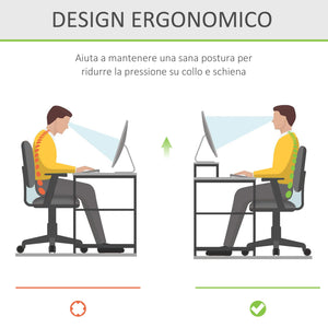 Supporto per monitor computer TV supporto per schermi in vetro acrilico trasparente 53x19x9 cm