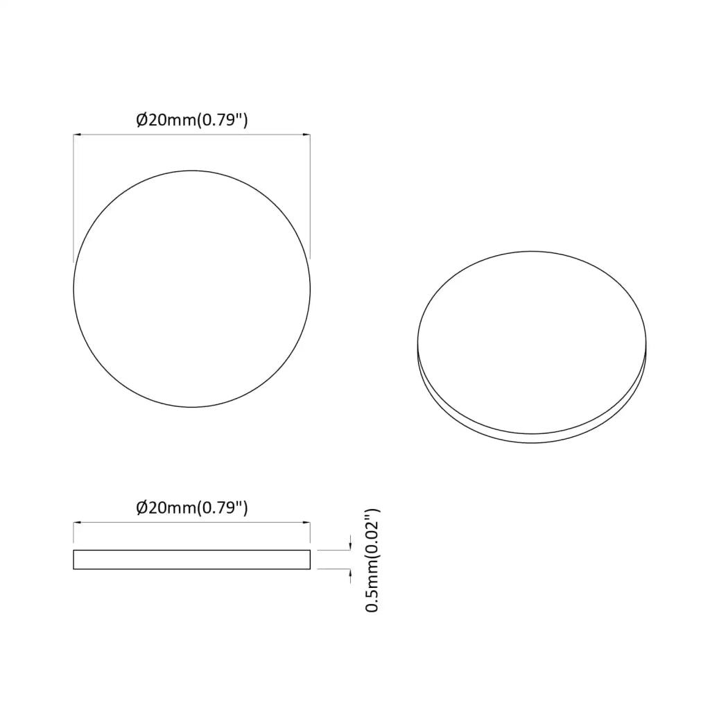 Copertura Vite Adesiva 12 pz Legno vecchio ? 20 x 0,5 mm CFW1434705