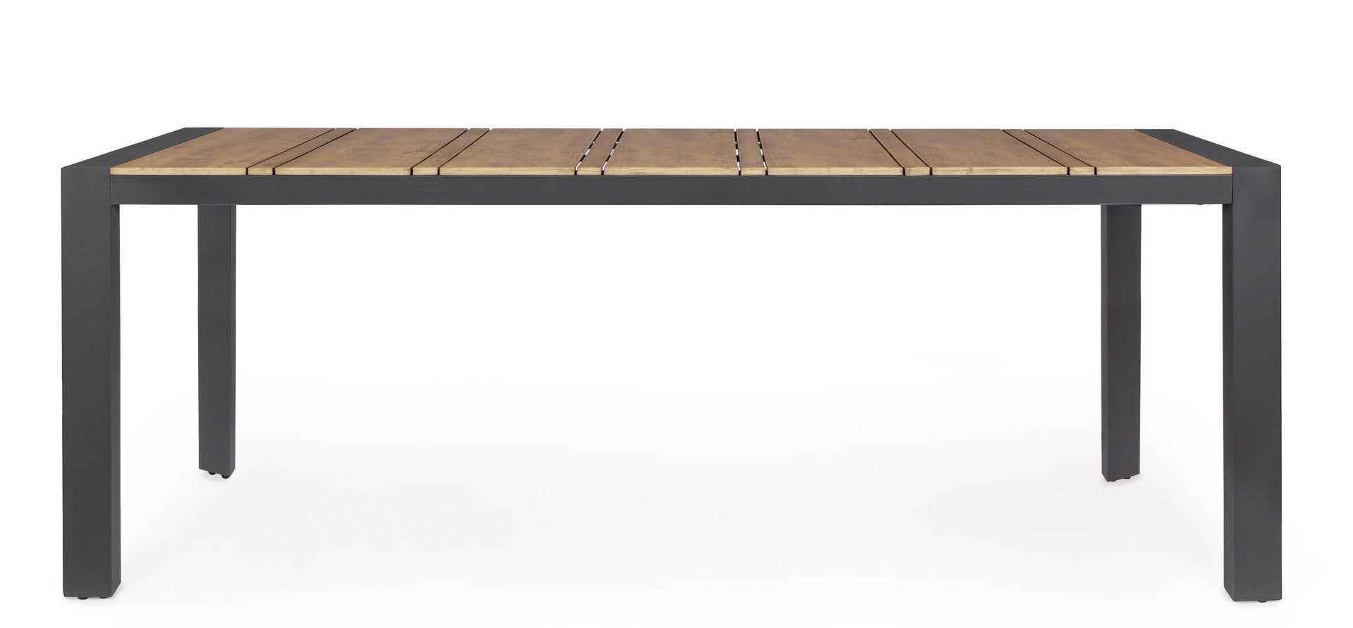 Tavolo da Giardino 198x100x74 cm in Alluminio Elias Antracite