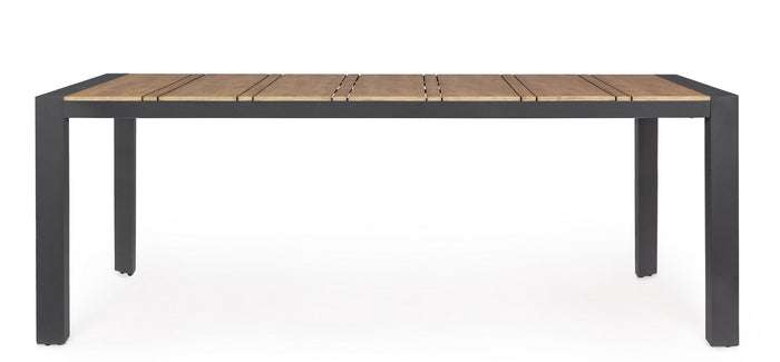 Tavolo da Giardino 198x100x74 cm in Alluminio Elias Antracite