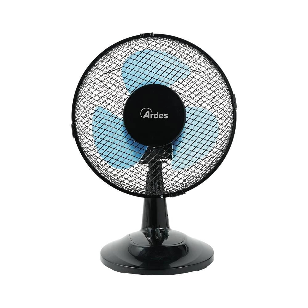 Ardes Ventilatore da Tavolo Silenzioso 3 Pale New Easy 23 AR5EA23B per Climatizzazione Efficiente in Ambienti Interni
