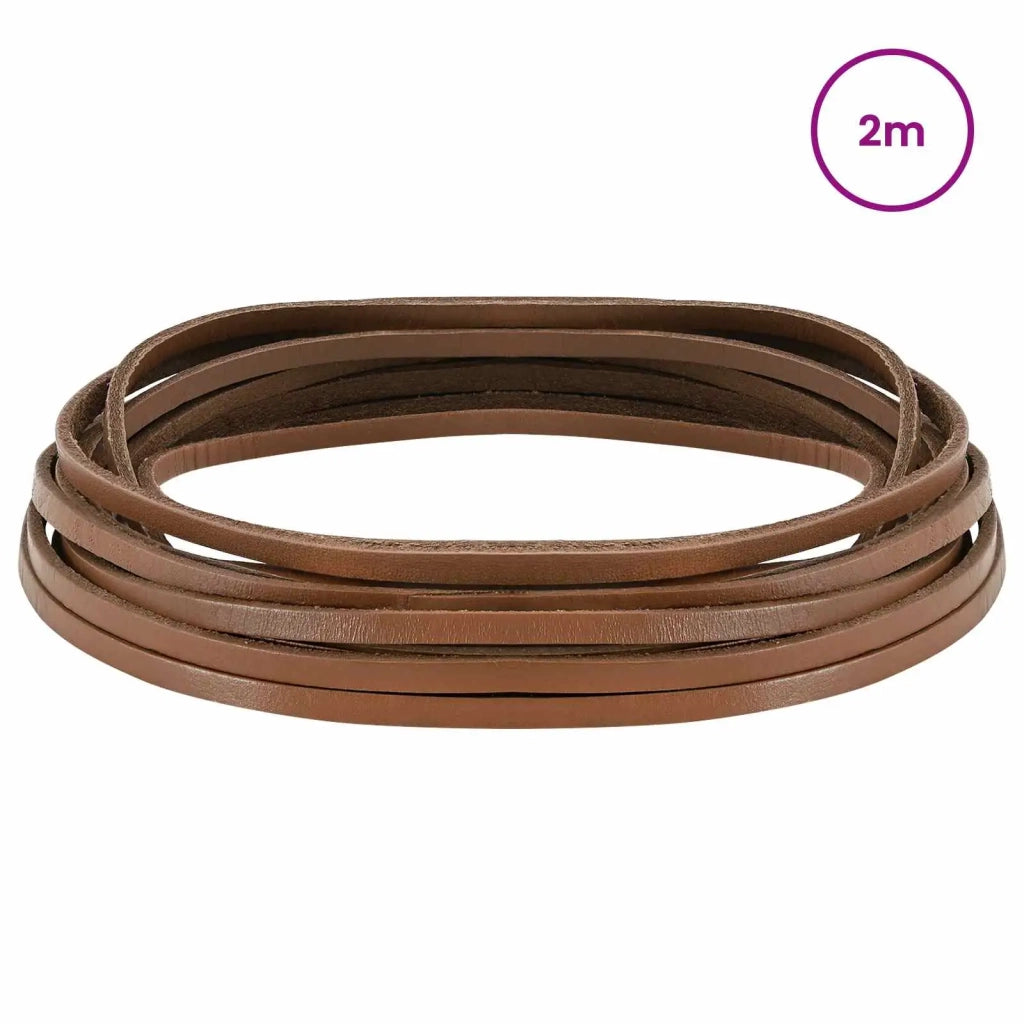 Cinturino in pelle Marrone 200 x 0,3 cm Pelle 42034199