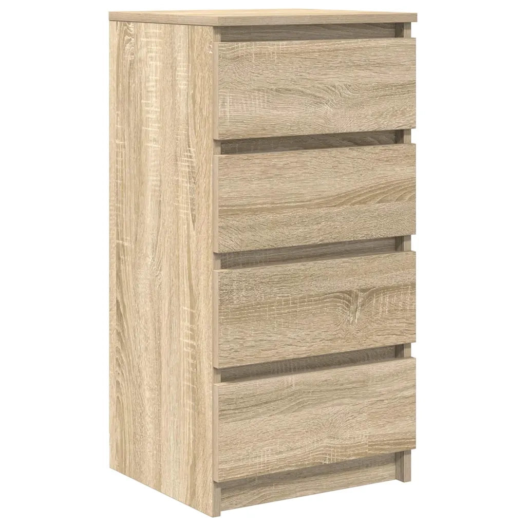 Credenza Rovere Sonoma 37,5x35x76 cm in Legno Multistrato