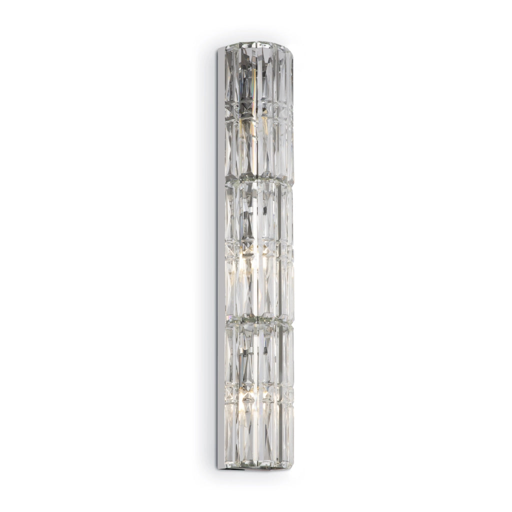 Maytoni applique contemporanea Facet 3 luci E14 cromo metallo vetro