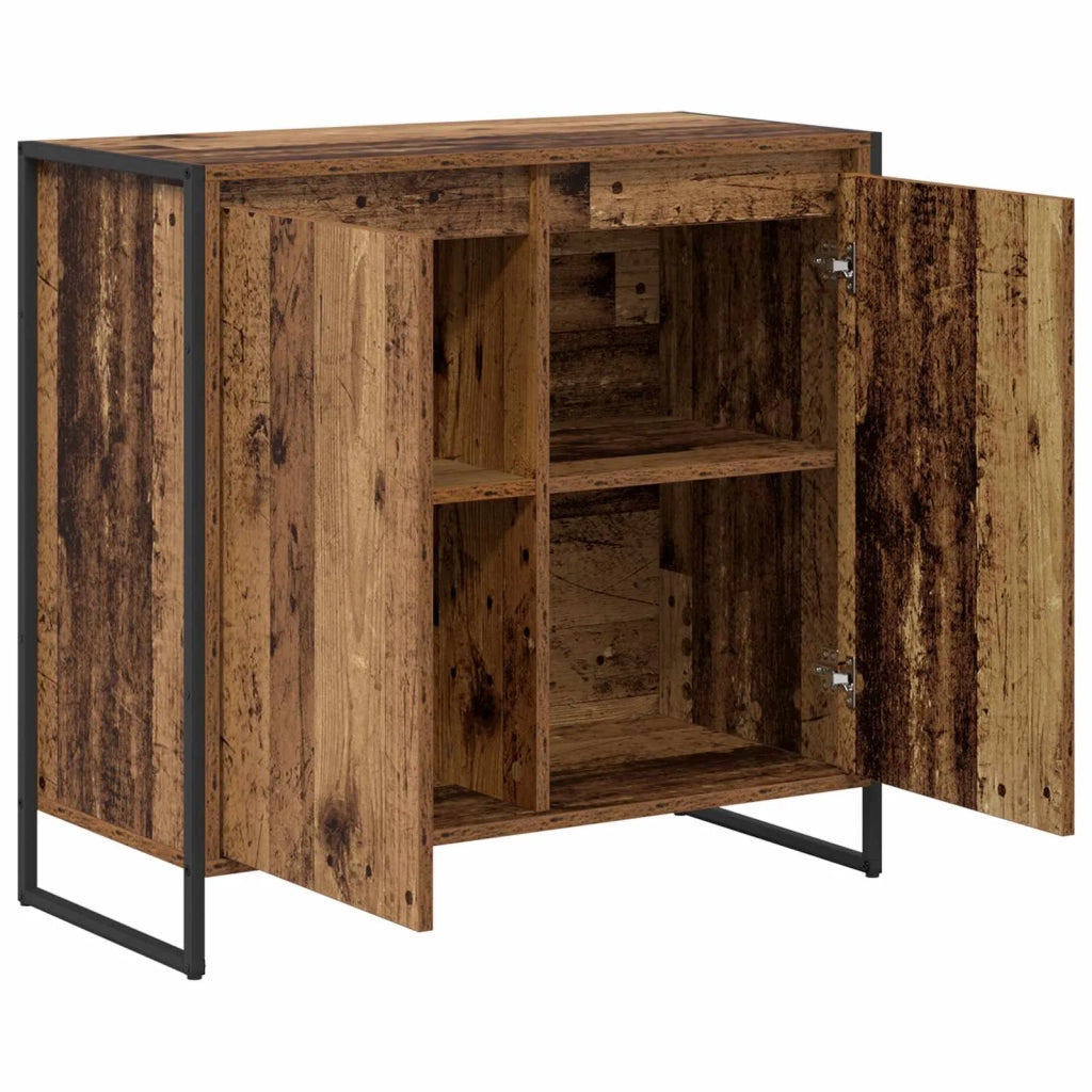 Mobile laterale Legno vecchio 79 x 36 x 75 cm Legno multistrato