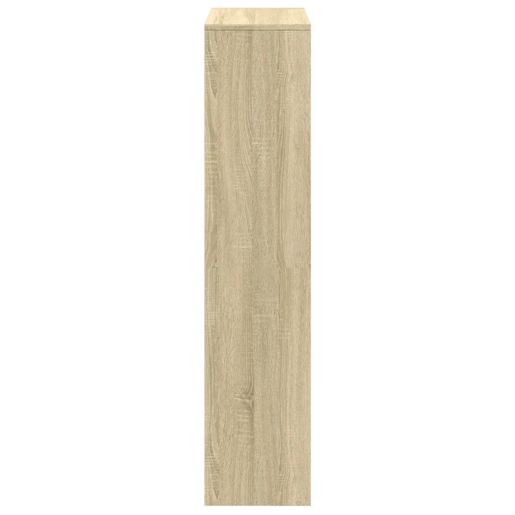 vidaXL Libreria 4 Ripiani Rovere Sonoma 131,5x29x131,5 cm Truciolato