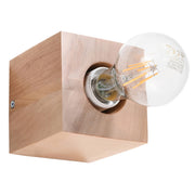 Applique da parete DORMA in legno chiaro E27 Pure Lume
