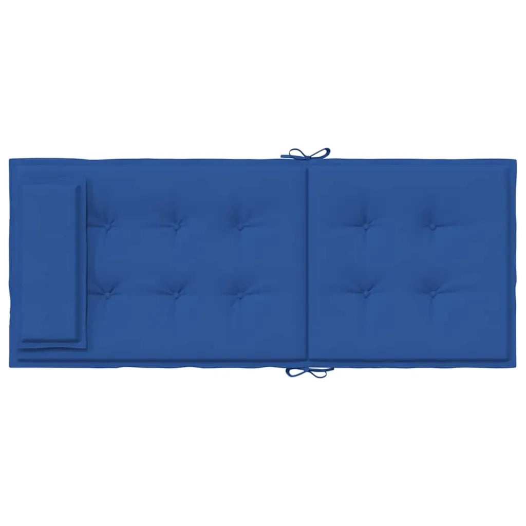 Cuscini Sedia con Schienale Alto 6 pz | Cuscini per sedie Blu Reale Tessuto Oxford