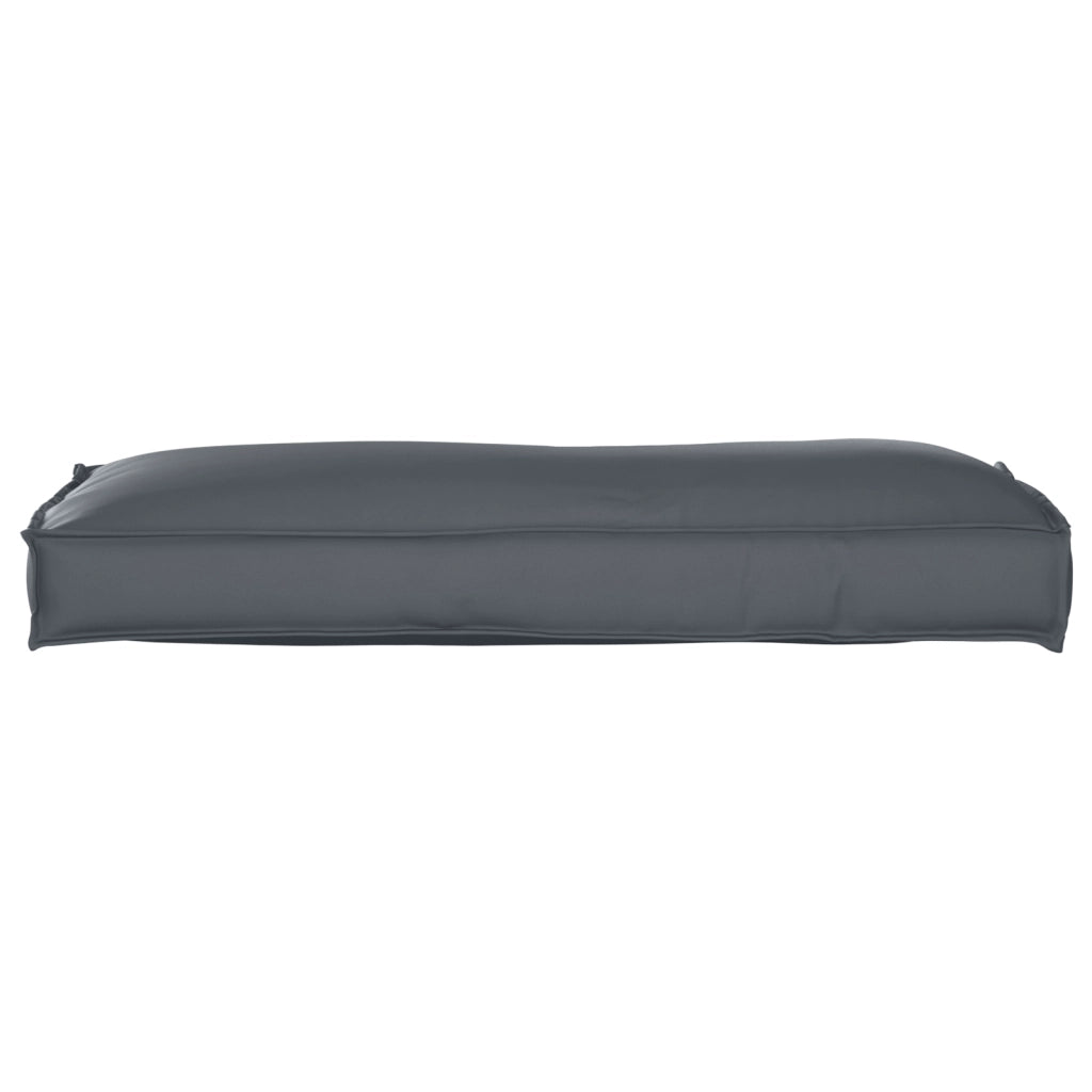 Cuscino per schienale Antracite 120x40x12 cm in tessuto Oxford