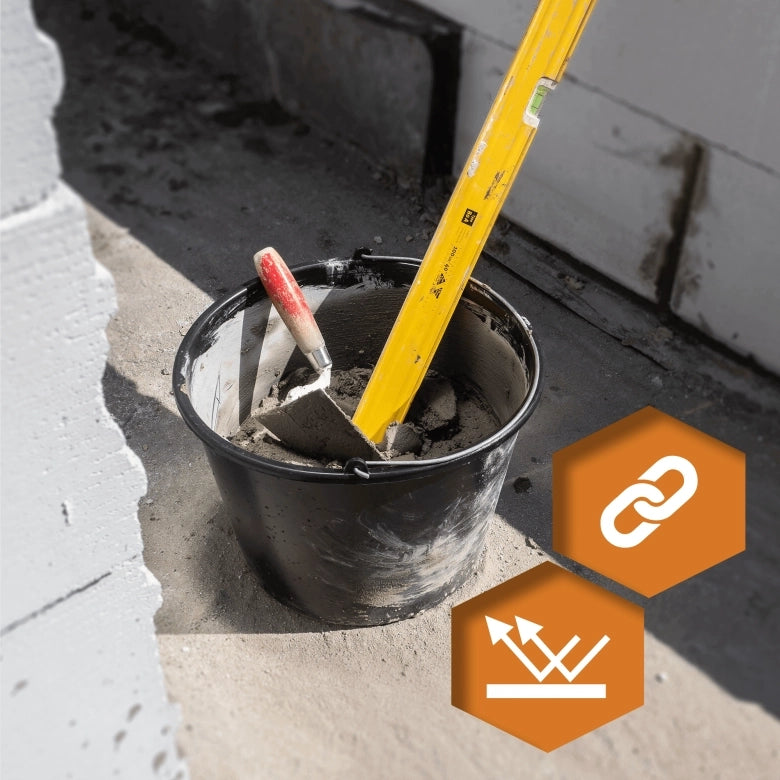 Secchio da costruzione KADAX da 12 litri, secchi in plastica resistenti per uso domestico e giardinaggio, confezione da 5 pezzi.