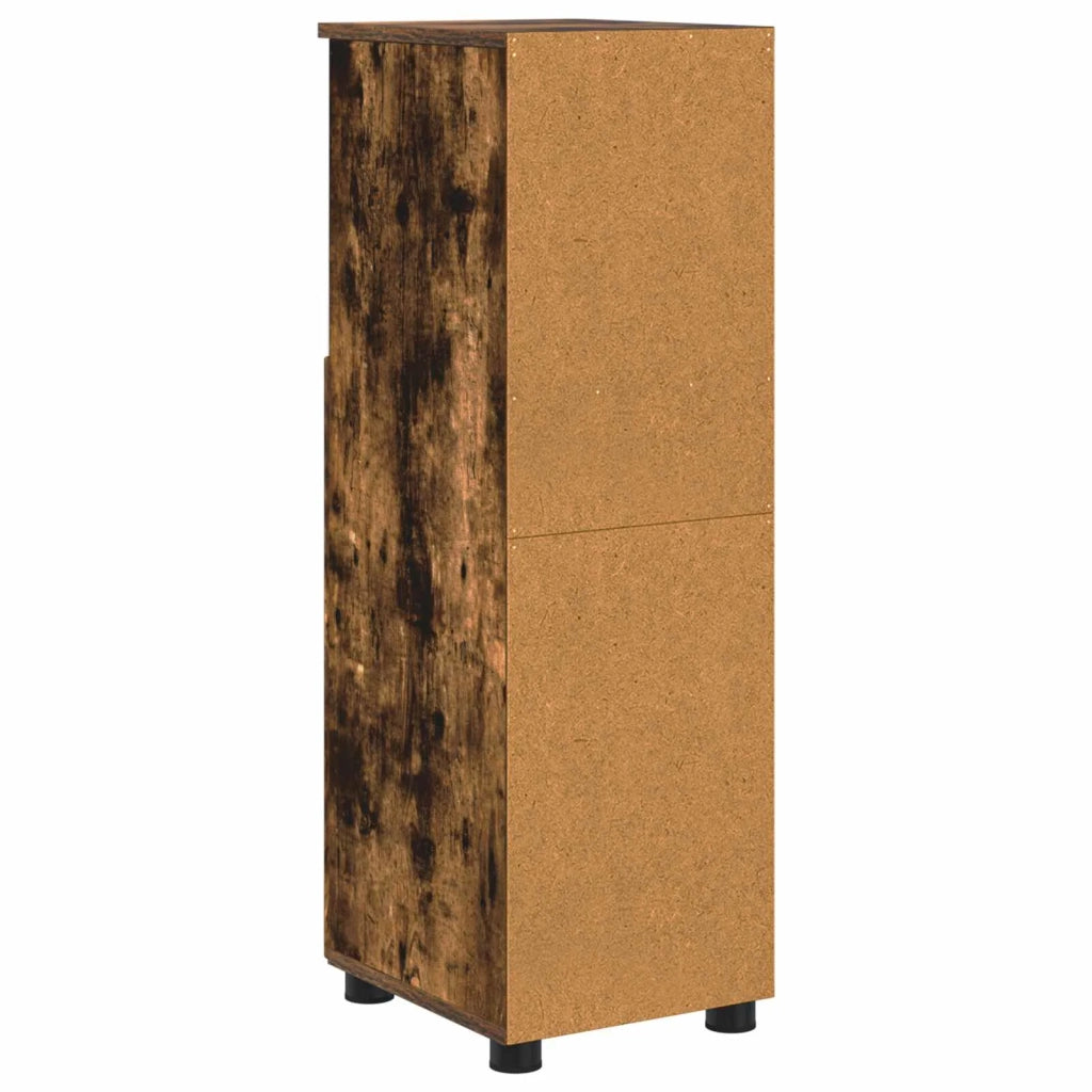 Mobile da Bagno con archiviazione Rovere fumé 30 x 35 x 95 cm 883319