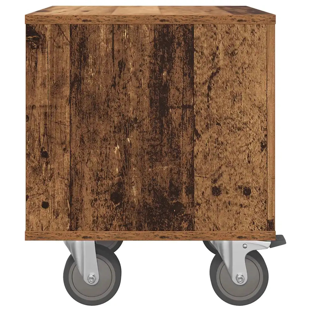 Comodino | Armadio da Notte | Mobiletto da notte Legno vecchio 40,5 x 40 x 48 cm Legno multistrato