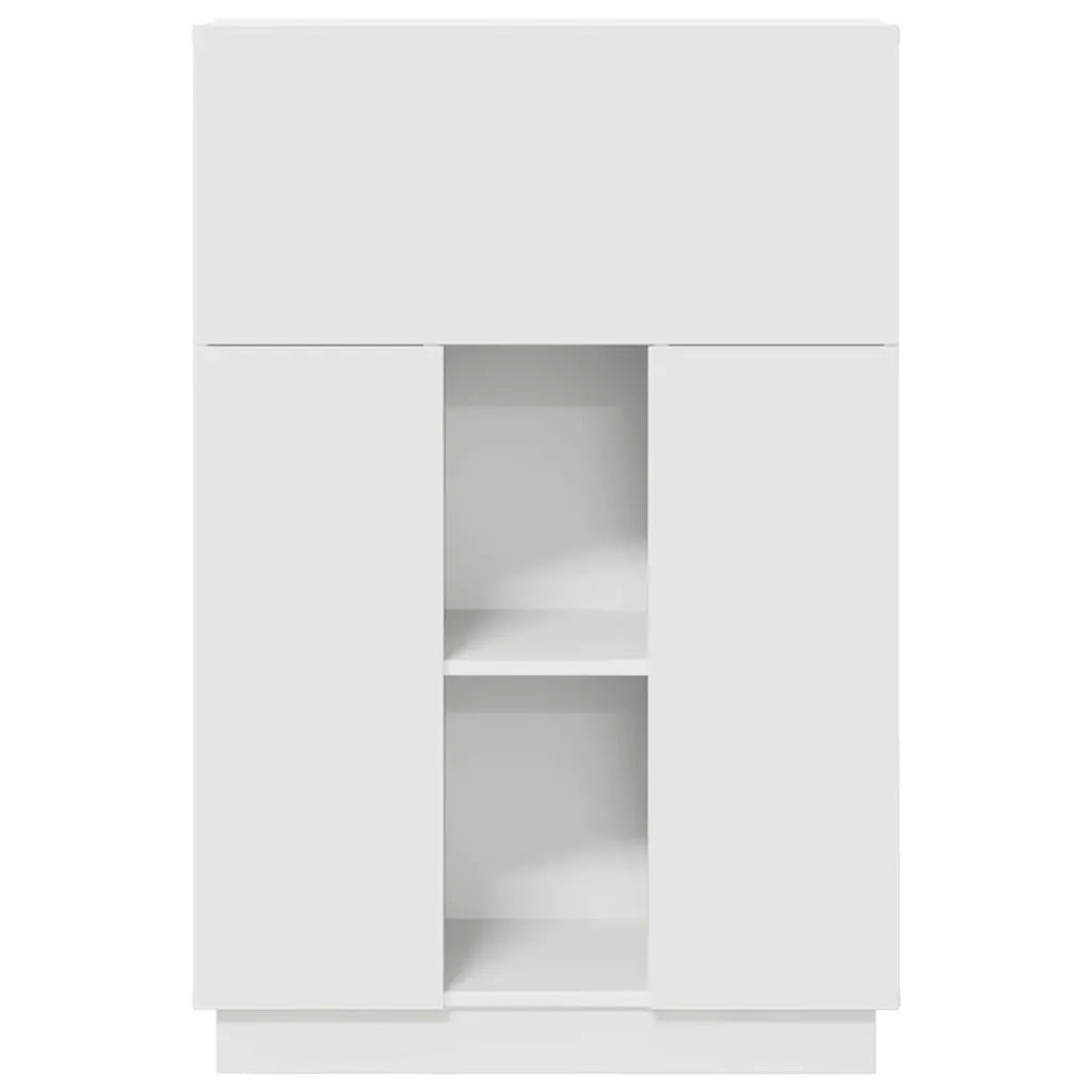 Scrivania | Tavolo da Ufficio Bianco 71,5 x 31,5 x 106,5 cm Legno multistrato