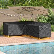 vidaXL Copertura per mobili da esterno 250 x 180 x 80 cm