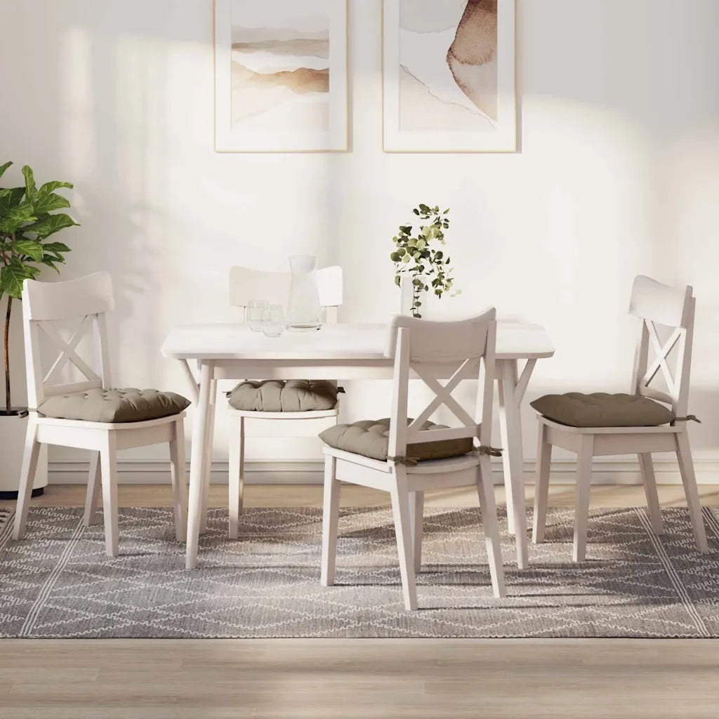 Cuscini per Seduta 4 pz | Cuscini per sedie Talpa 40 x 40 x 6 cm Microfibra