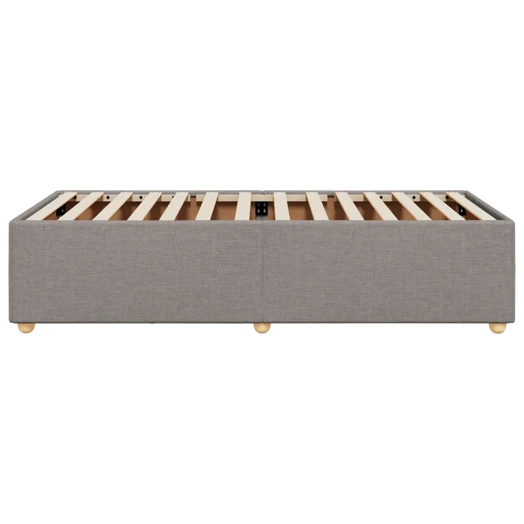Giroletto senza Materasso Tortora 90x200 cm Tessuto 3284705