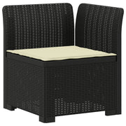 Divano da Giardino a 1 Posto con Cuscino Aspetto Rattan PP 8011816