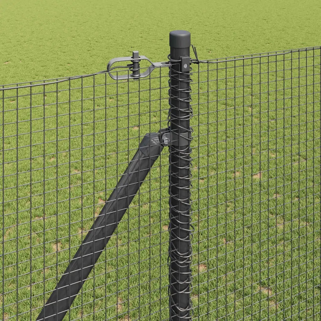 Palo della recinzione Grigio 25 x 1,6 m (rete 16 x 16 mm)