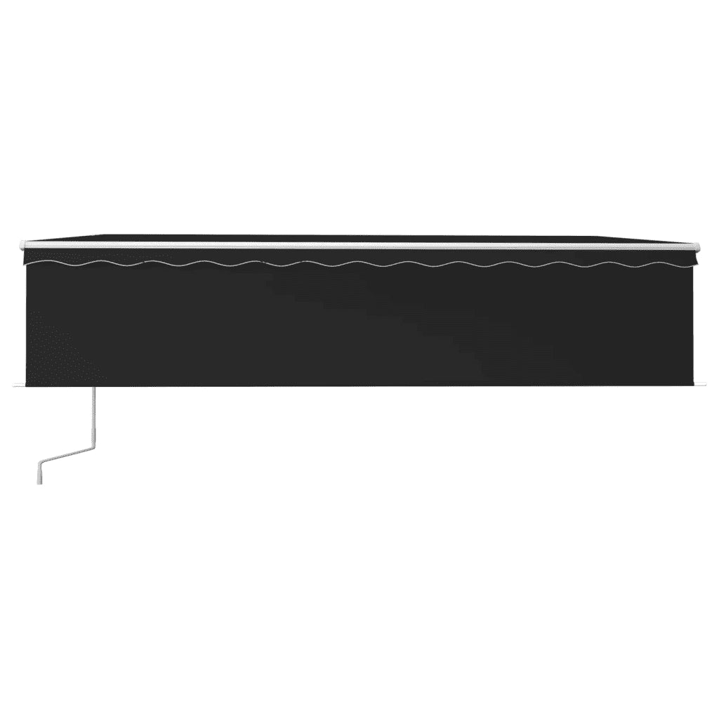 Tenda Automatica con Parasole Sensore Vento e LED 6x3 Antracite 3069374