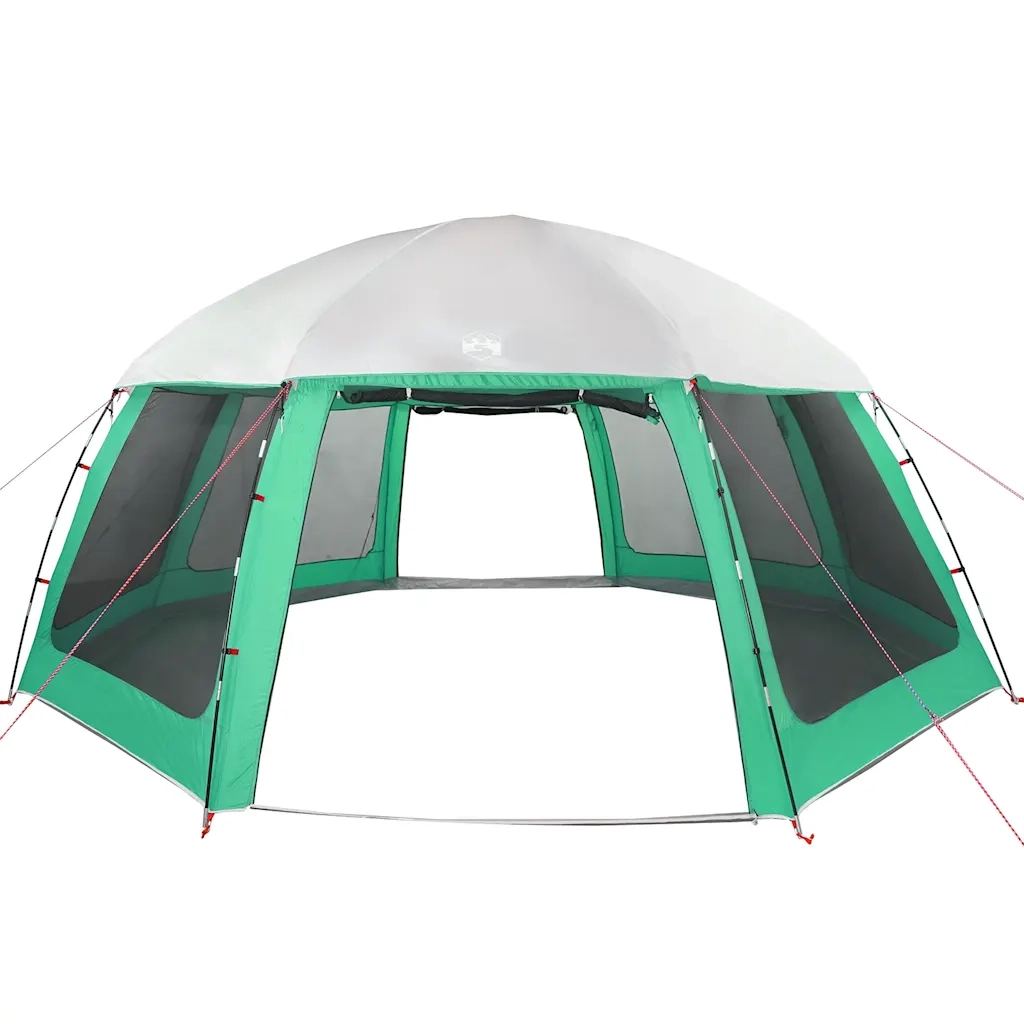 Tenda da piscina con Patta Rimovibile&Pareti in Rete 612x612 cm 4100638