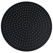 Testa Doccia a Pioggia in Acciaio Inox 50 cm Rotonda Nera CFW9400028