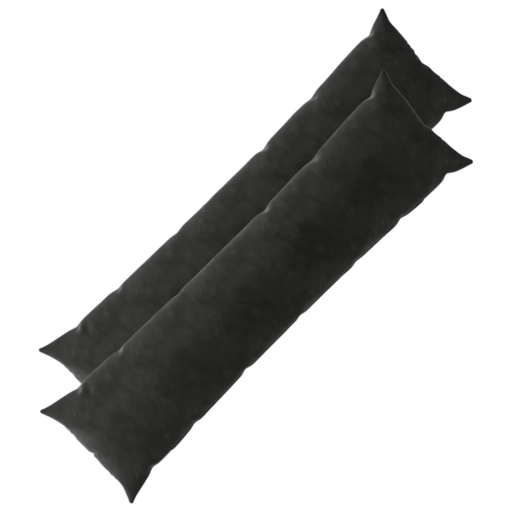 Cuscino con cuscino HEERLEN 2 pz Nero Velluto 926108