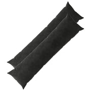Cuscino con cuscino HEERLEN 2 pz Nero Velluto 926108