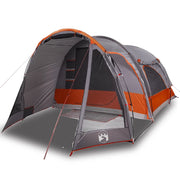 Tenda da campeggio | Tenda da campo Familiare per 6 Persone Grigia Impermeabile