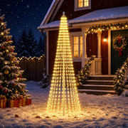 Luci per albero di Natale con picchetti 744 LED Bianco caldo e 42053545