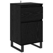 Credenza | Madia | Buffet da pranzo | Armadio da pranzo Rovere nero 35 x 40 x 70 cm Legno multistrato