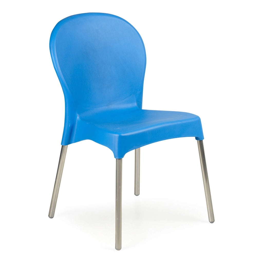 Linder, Sedia da Esterno una Sedia Made in Italy, Azzurro