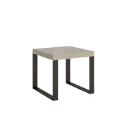 Tavolo Allungabile 90-246x90x77 cm Tecno Cashmere Telaio Antracite