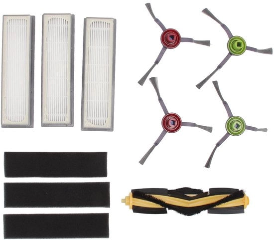 Accessori per robot aspirapolvere - Filtro/Spazzola di ricambio - Compatibile con Deebot T8/920/950 - Potenza di pulizia migliorata - Materiale: Silicone/ABS - Accessori per robot aspirapolvere