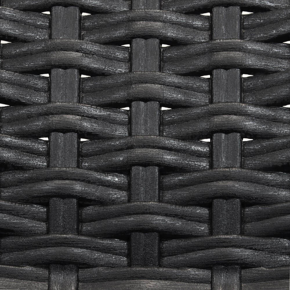 Sedia da Giardino Virginia 47x59x86 h cm in Wicker Antracite