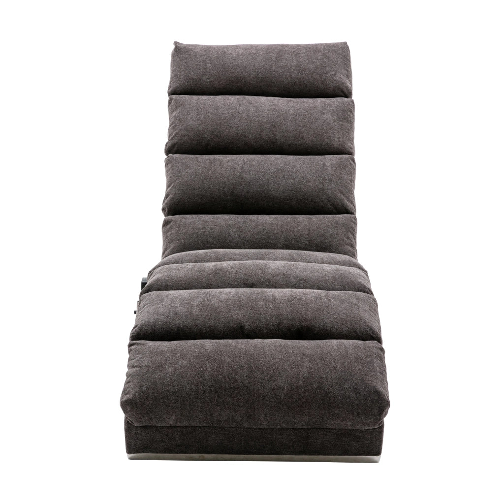 Divano Letto Relax con Vibrazione e Tasche Laterali ¨C MINIMAL ¨C Grigio