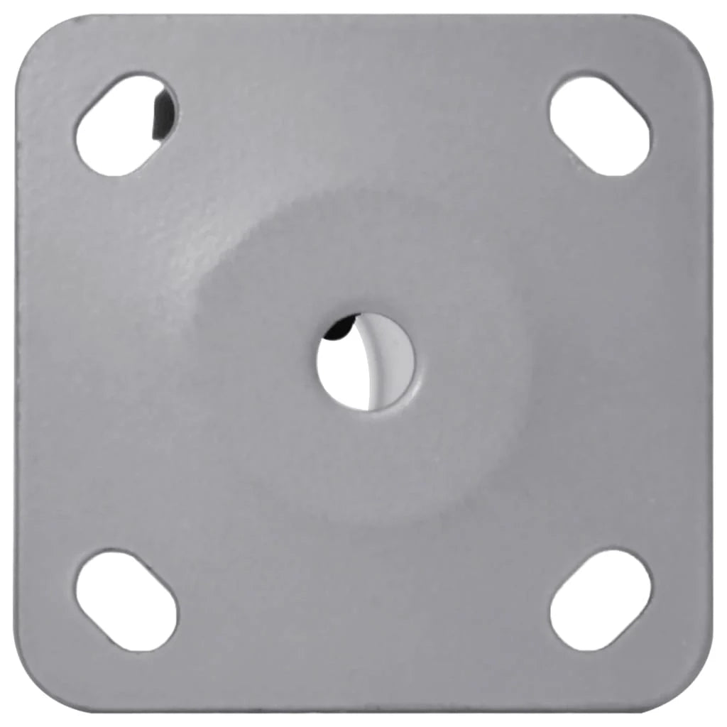 Base per ombrellone di design compatta e portatile per patio 9,5 x 9,5 x 30 cm acciaio argentato 02_0056362