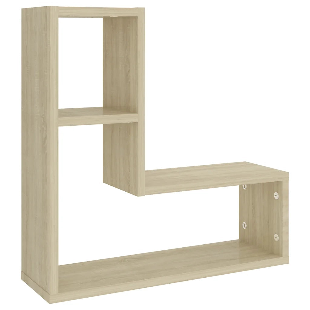 Mensole a Muro 2 pz Rovere Sonoma 50x15x50 cm in Truciolato cod mxl 33140