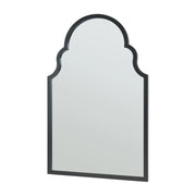 Specchio decorativo moderno da parete MDF 90 x 60 cm nero 03_0010177