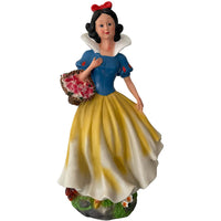 SET DA GIARDINO ESTERNO 8pz POLIRESINA BIANCANEVE H. 44cm CON 7 NANI H. 28cm 6130640