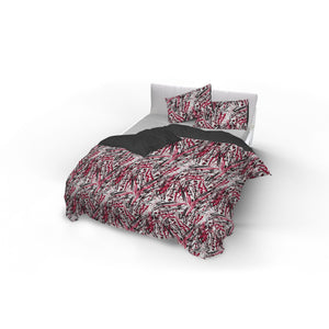 Copripiumino 1 Piazza e Mezzo con Federe Stampato in Microfibra Crazy