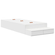 Struttura Letto con Contenitore Bianca 80x200 cm