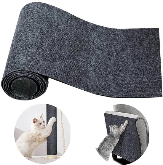 Matto autoadesivo per gatto 200cmx40cm - protezione contro le graffiatoie, matto per gatto, matto per gatto DIY regolabile, matto per gatto riutilizzabile