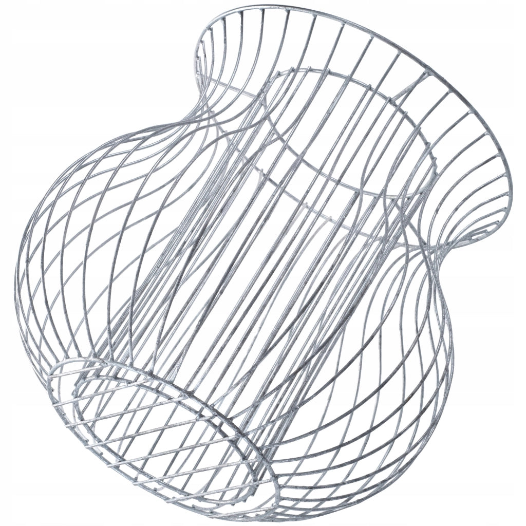 Vaso per gabbione KADAX, copertura per gabbione, cestello in acciaio, filo per gabbione zincato da 47 cm