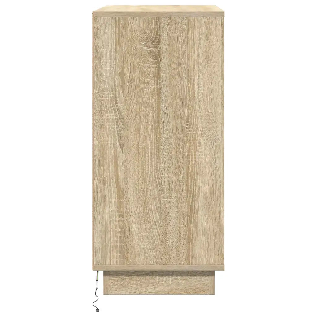 Credenza | Madia LED per Rovere Sonoma 71 x 34,5 x 75 cm