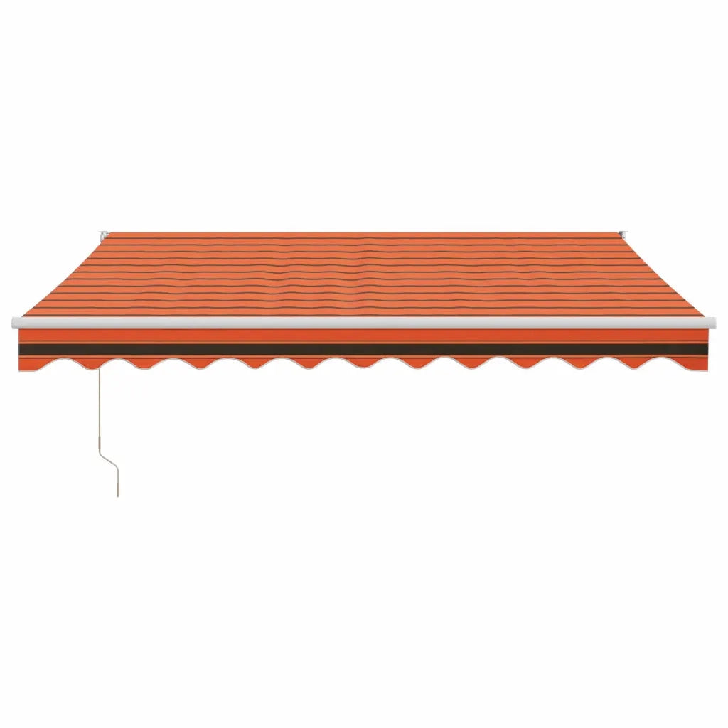 Tenda Sole Automatica Retrattile Arancione e Marrone 3x2,5 m 3154491