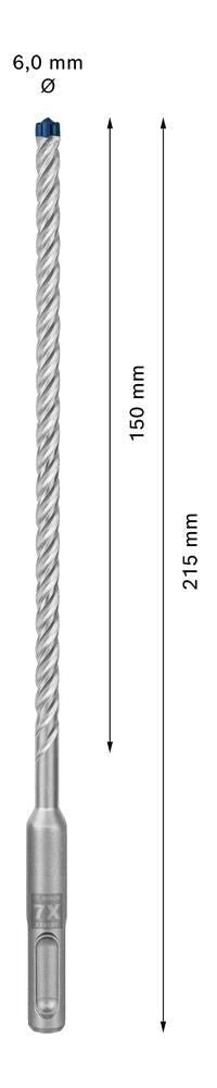 Bosch SDS plus-7X 1 pz