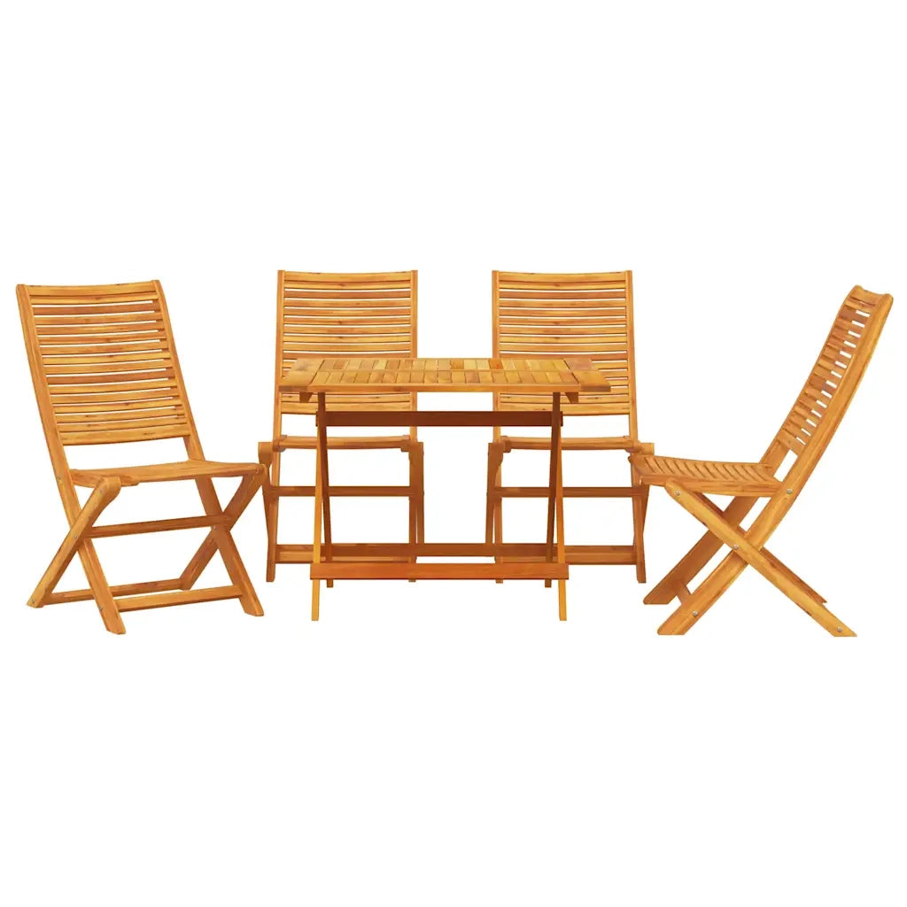 Set da Pranzo per Giardino 5 pcs Marrone 3375702